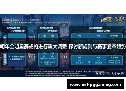 明年全明星赛或将进行重大调整 探讨新规则与赛事变革趋势