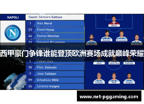 西甲豪门争锋谁能登顶欧洲赛场成就巅峰荣耀